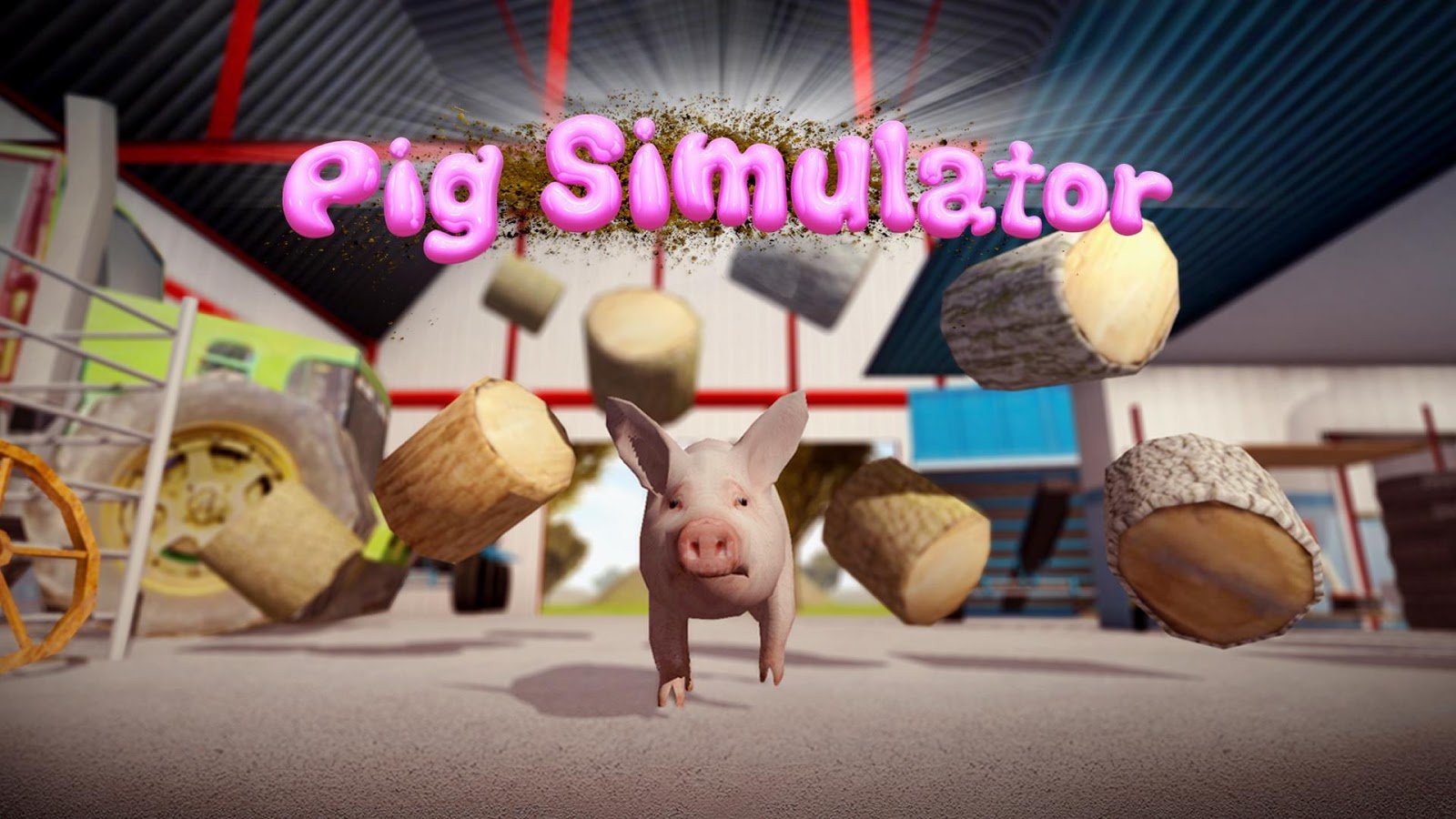 Скачать взломанный Pig Simulator [Мод: много денег] 1.01 на Андроид