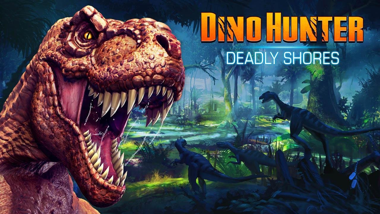 Скачать взломанный Dino Hunter: Deadly Shores [Мод: много денег] 3.5.9 на  Андроид